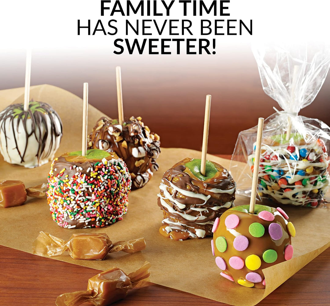 🍎🍫 Caramel & Chocolate Apple Dipping Party Set