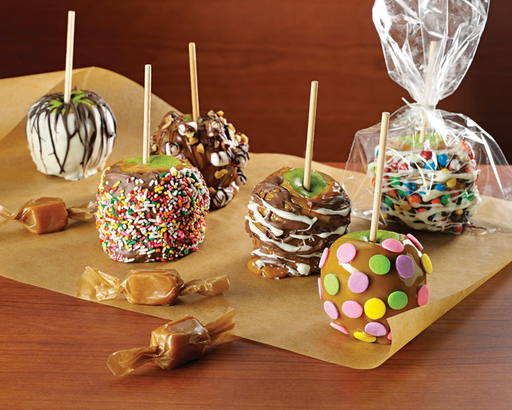 🍎🍫 Caramel & Chocolate Apple Dipping Party Set