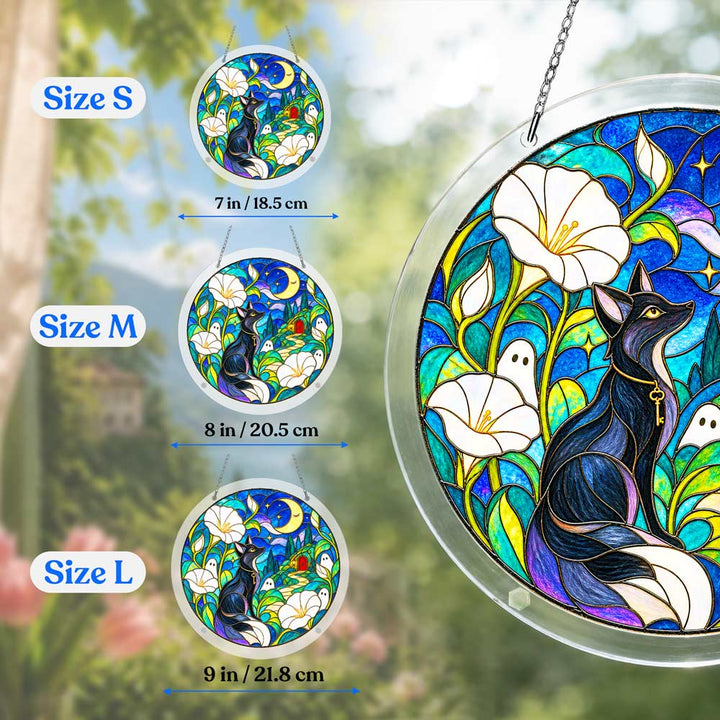 Acrylic Jigsaw Puzzle Suncatcher - Spooky Lilies