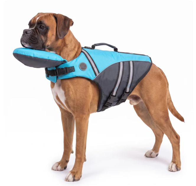 🐶 Adjustable Dog Life Jacket with Rescue Handle