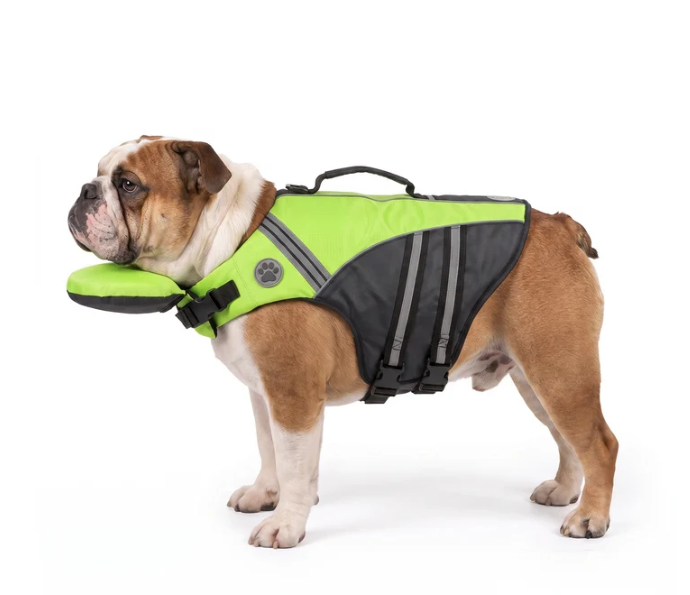 🐶 Adjustable Dog Life Jacket with Rescue Handle