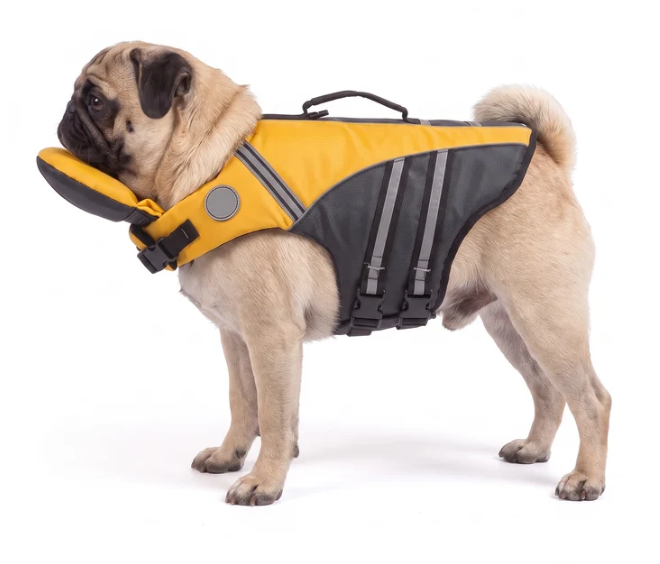 🐶 Adjustable Dog Life Jacket with Rescue Handle