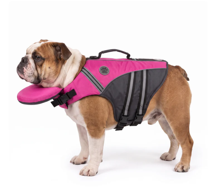 🐶 Adjustable Dog Life Jacket with Rescue Handle