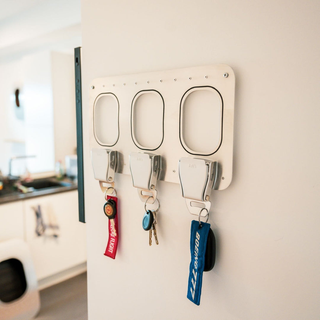 Aviation Seatbelt Buckle Key Holder