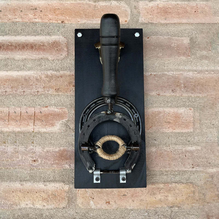 Wall-Mounted Horseshoe Bottle Opener