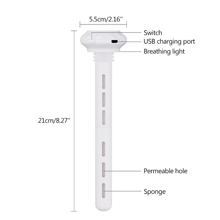 Portable USB Humidifier with Adjustable Length