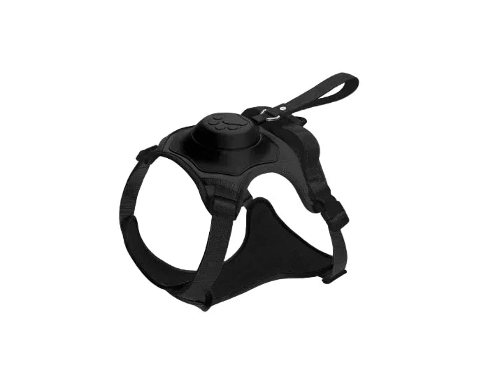Adjustable Dog Harness with Retractable Leash