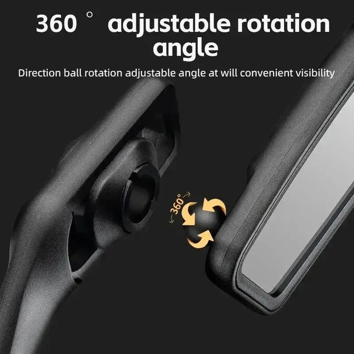 Convex Rearview Mirror for Bicycle Handlebars