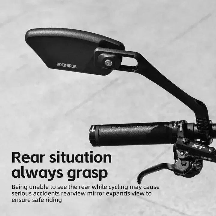 Convex Rearview Mirror for Bicycle Handlebars
