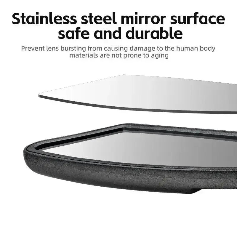 Convex Rearview Mirror for Bicycle Handlebars