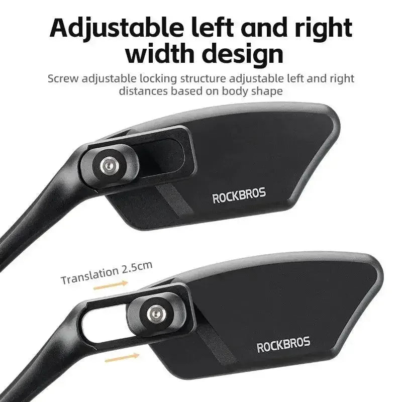 Convex Rearview Mirror for Bicycle Handlebars