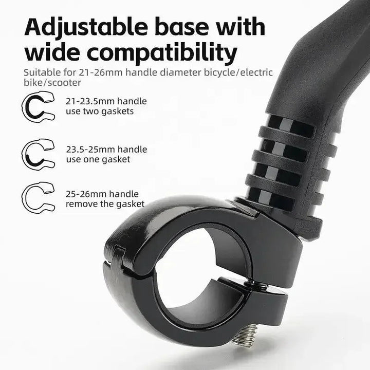 Convex Rearview Mirror for Bicycle Handlebars