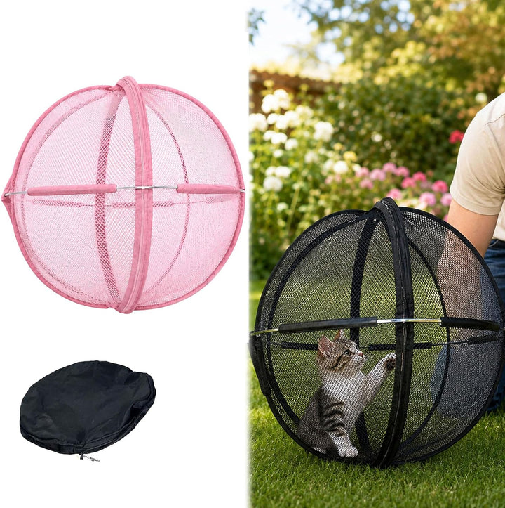 Outdoor Pet Explorer Sphere — Portable Mesh Enclosure