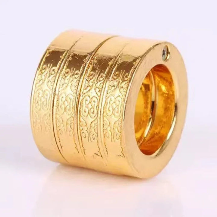 Stainless Steel Fidget Ring – Compact Handheld Stress Relief Toy