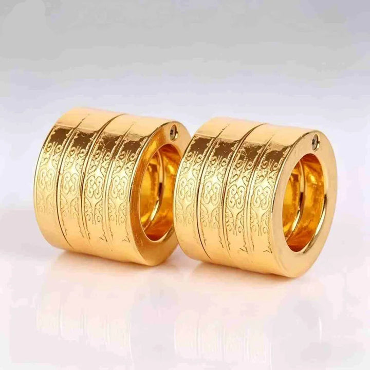 Stainless Steel Fidget Ring – Compact Handheld Stress Relief Toy