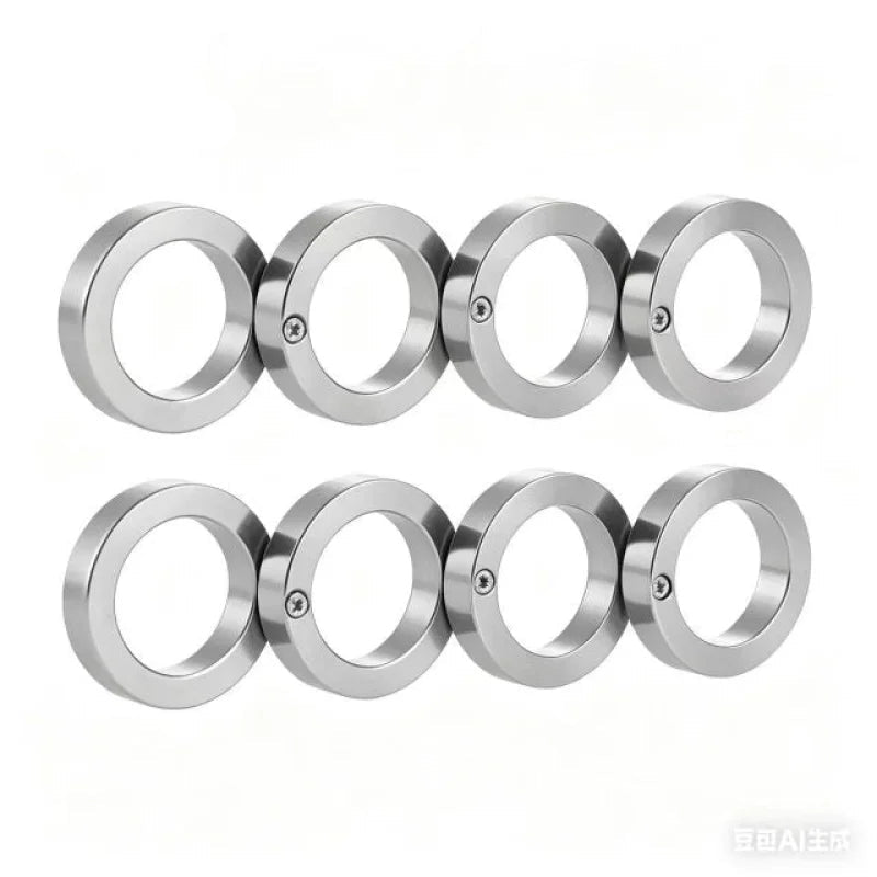 Stainless Steel Fidget Ring – Compact Handheld Stress Relief Toy