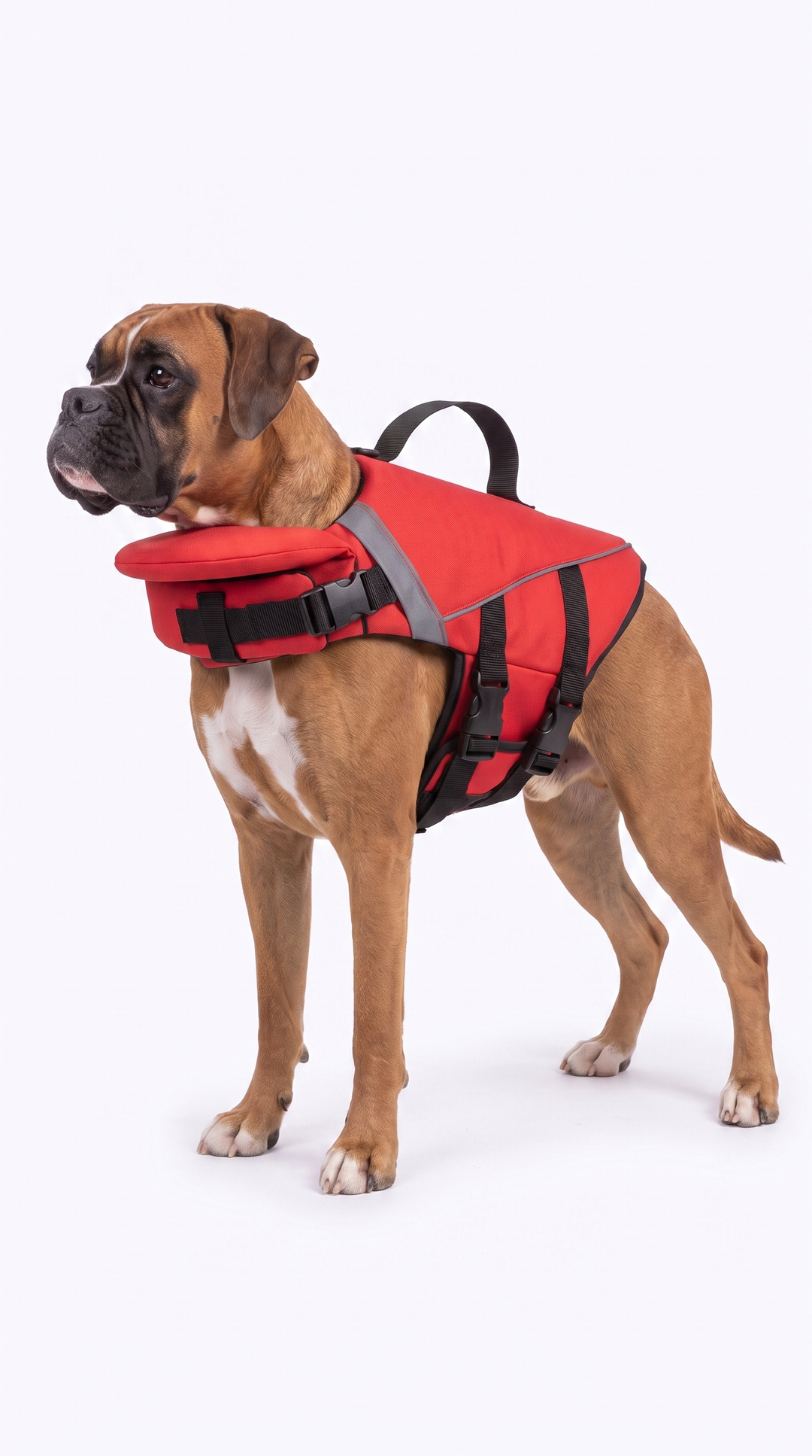 🐶 Adjustable Dog Life Jacket with Rescue Handle