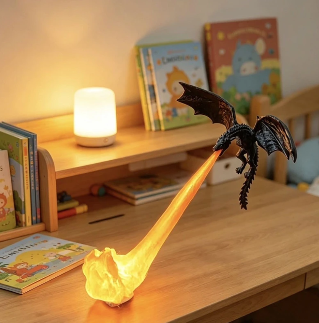 🔥Dragon Breath Flame Night Light Decor